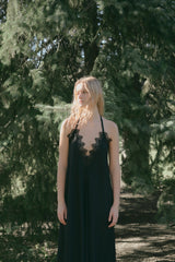 Vestido Negro Encaje Talla única