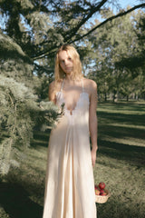 Vestido Crudo Encaje Talla única