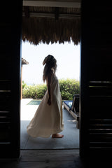 Vestido Crudo Encaje Talla única