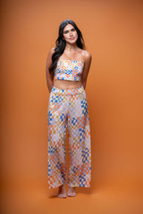 Camila Sequin Trousers