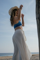 White Pareo Skirt