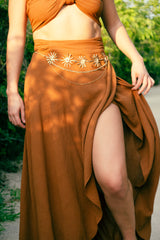 Ocre Pareo Skirt