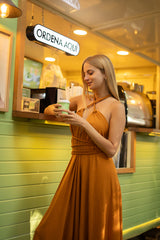 Ochre Braided Dress