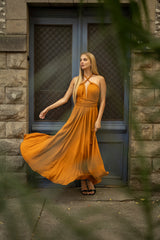 Ochre Braided Dress