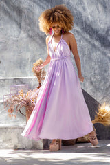 Braided lilac dress