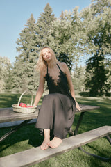 Vestido Negro Encaje Talla única