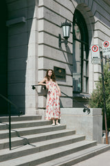 Vestido resortado Pomodoro