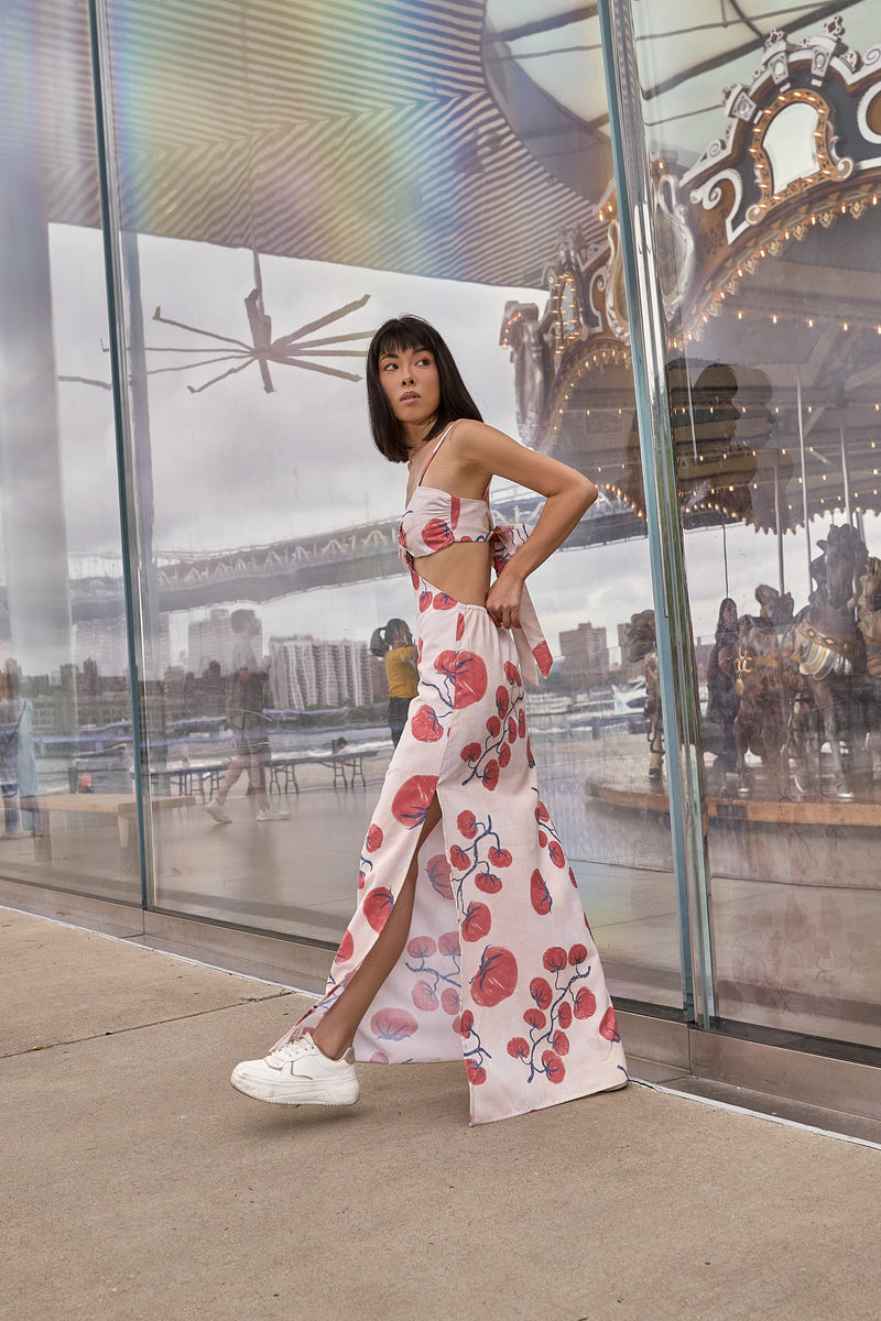 Pomodoro cut out dress