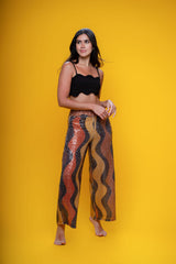 Serpentine Sequin Trousers