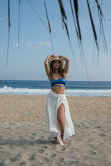 White Pareo Skirt