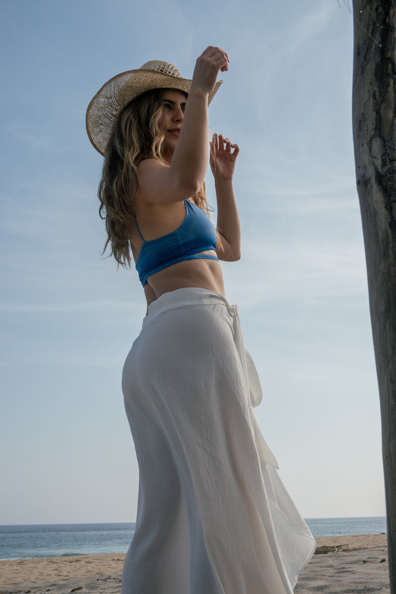 White Pareo Skirt
