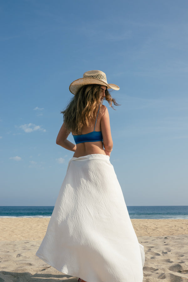 White Pareo Skirt