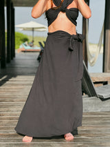 Black Pareo Skirt