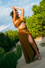 Ocre Pareo Skirt