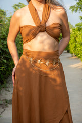 Ocre Pareo Skirt