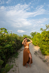 Ocre Pareo Skirt