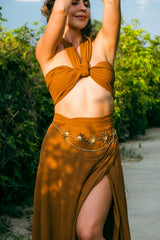 Ocre Pareo Skirt
