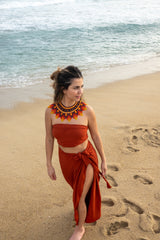 Terracota Pareo Skirt