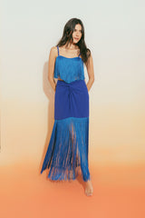 top flecos azul