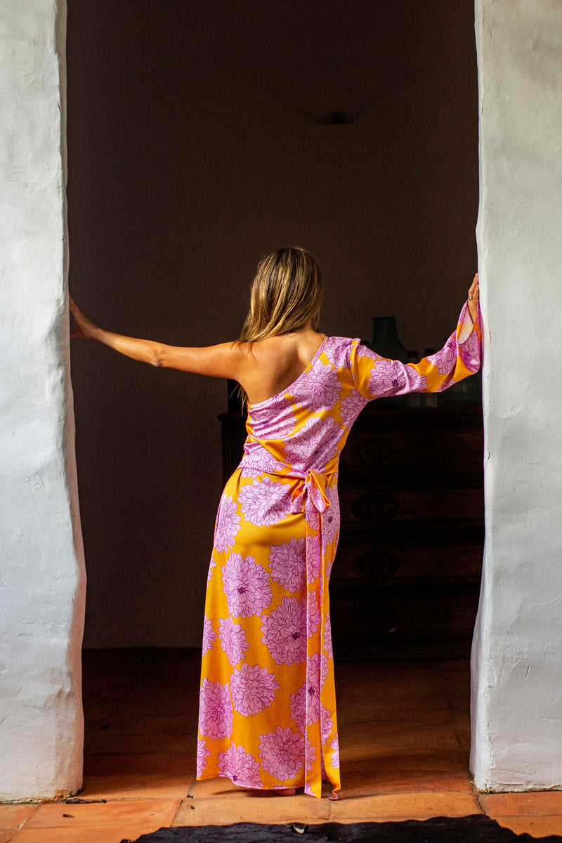 Half shoulder ocaso dress