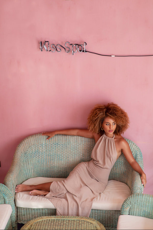Beige karnak dress
